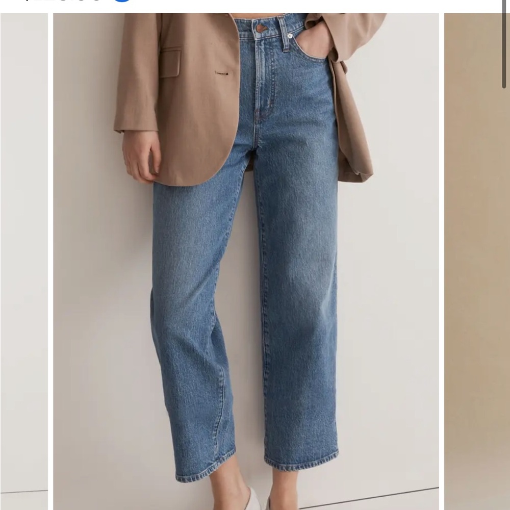 Madewell the perfect vintage wide leg crop jean